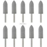 Zestaw polerek 10 szt Szare Małe (B3), #180 Grit