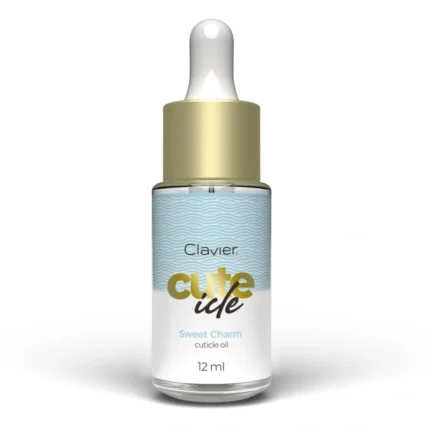 Oliwka do skórek, paznokci z pipetką Clavier CUTE ICLE, Sweet Charm, 12ml