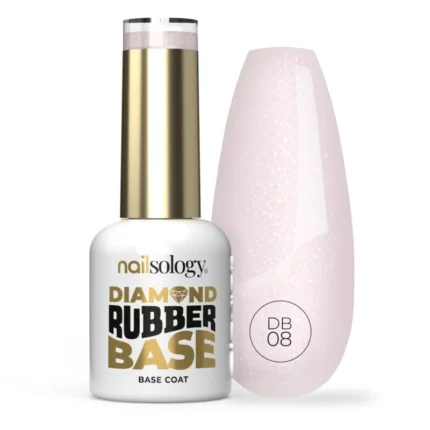 Clavier Naisology Diamond Rubber Base, DB08 Pearly Bride, 8 ml