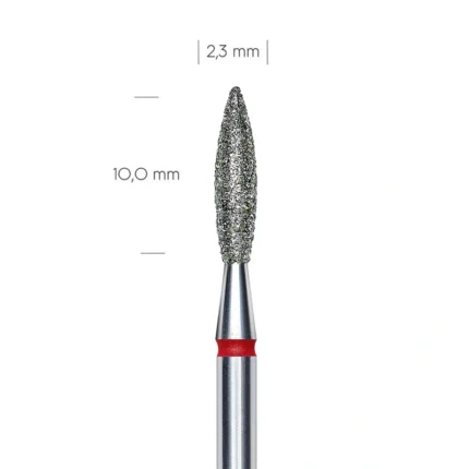 Staleks Frez diamentowy Płomyk, łezka wydłużony 2,3 mm Delikatny