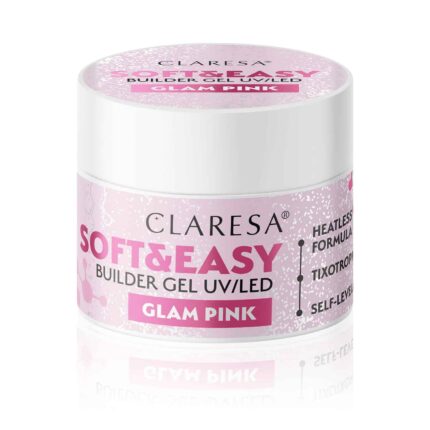 Claresa SOFT&EASY builder gel GLAM PINK, 12g