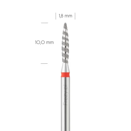 (Premium) Frez diamentowy Płomyk, łezka Tornado 1,8 mm Delikatny