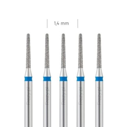 (Premium) Zestaw frezów diamentowych Stożek zaok. 1,4 mm Średni – 5 szt