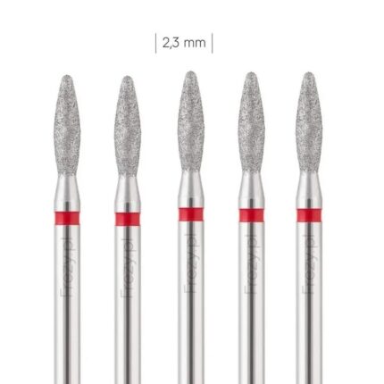 (Pro) Zestaw frezów Płomyk zaokr. 2,3 mm Delikatny - 5 szt