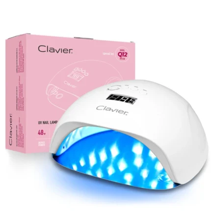 Lampa do paznokci Clavier Q12, 48W, lustrzane dno