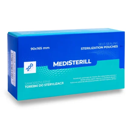 Torebki do Sterylizacji MediSterill, 90x165 mm, 200 szt.