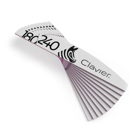 Pilnik do paznokci Clavier Zeberka Łódka 180/240,10 szt