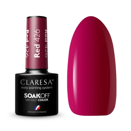 Claresa Lakier hybrydowy RED 426, 5g
