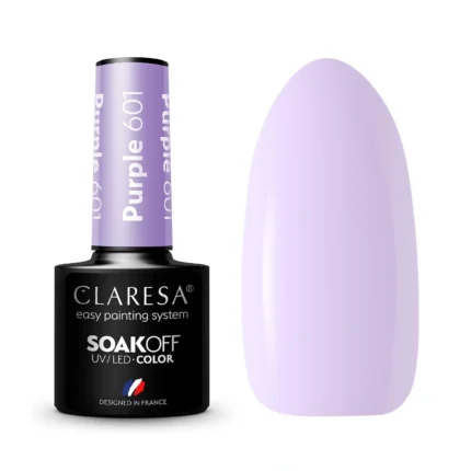 Claresa Lakier hybrydowy PURPLE 601, 5g