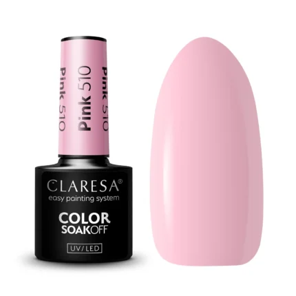 Claresa Lakier hybrydowy PINK 510, 5 g