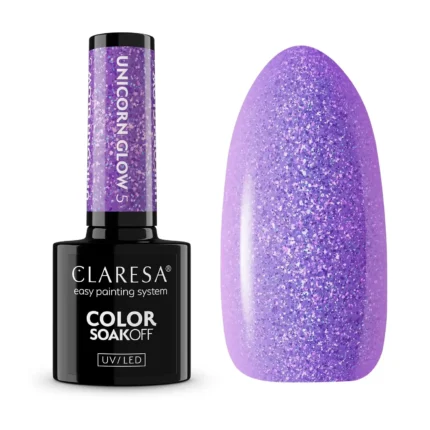 Claresa Lakier hybrydowy UNICORN GLOW 5, 5g