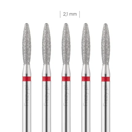 (Pro) Zestaw frezów Płomyk zaok. 2,1 mm Delikatny – 5 szt