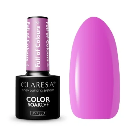 Claresa Lakier hybrydowy FULL OF COLOURS 4, 5 g