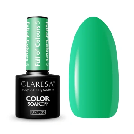 Claresa Lakier hybrydowy FULL OF COLOURS 5, 5 g
