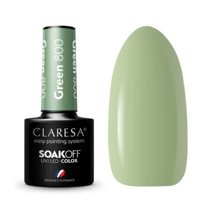 Claresa Lakier hybrydowy GREEN 800, 5g