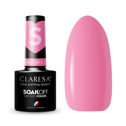 Claresa Lakier hybrydowy KISS ME 3, 5g