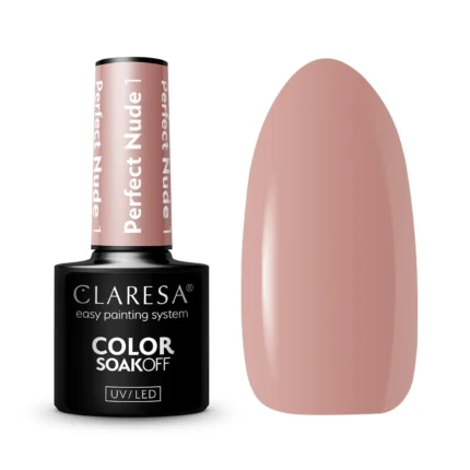 Claresa Lakier hybrydowy PERFECT NUDE 1, 5 g