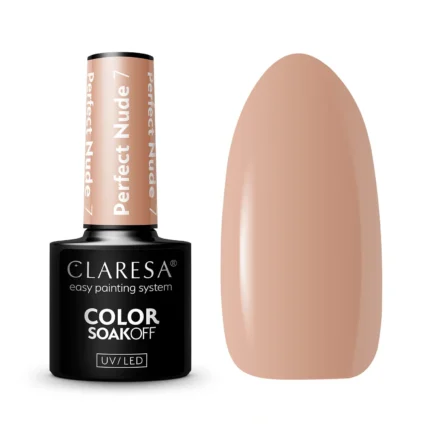 Claresa Lakier hybrydowy PERFECT NUDE 7, 5 g