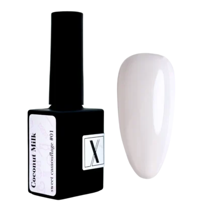 XNAIL Baza kamuflująca Coconut Milk 0001, 10 ml