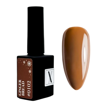 XNAIL Lakier hybrydowy Gingerbread 0102, 10 ml