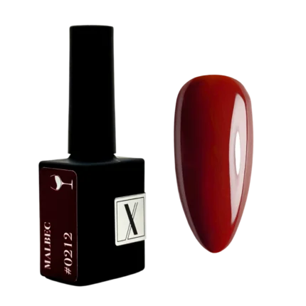 XNAIL Lakier hybrydowy Malbec 0212, 10 ml