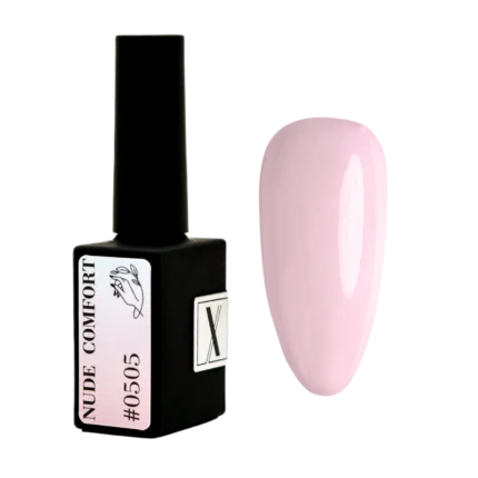 XNAIL Lakier hybrydowy półtransparentny Nude Comfort 0505, 10 ml