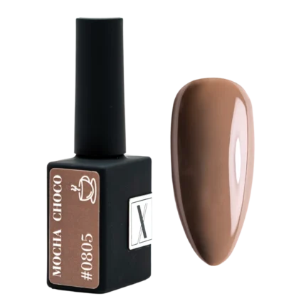 XNAIL Lakier hybrydowy Mocha Choco 0805, 10 ml
