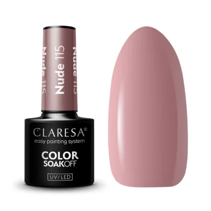 Claresa Lakier hybrydowy Nude 115, 5g