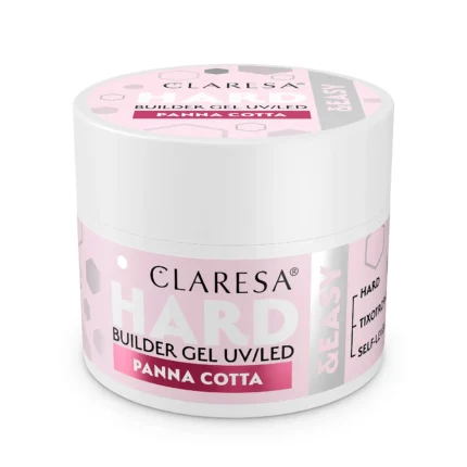 Claresa HARD&EASY builder gel PANNA COTTA, 45g