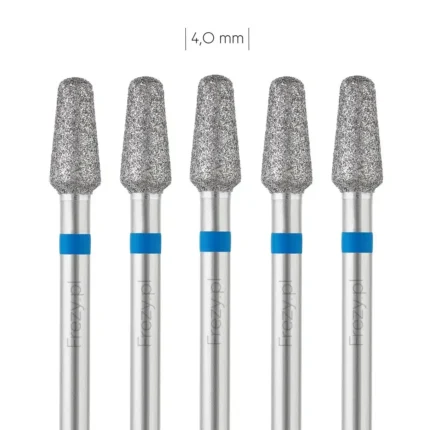 (Premium) Zestaw frezów Stożek zaok. 4,0 mm Średni - 5 szt.