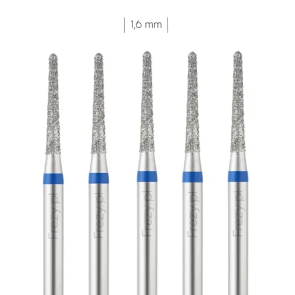 (Pro) Zestaw frezów Stożek zaok. 1,6 mm Średni - 5 szt.