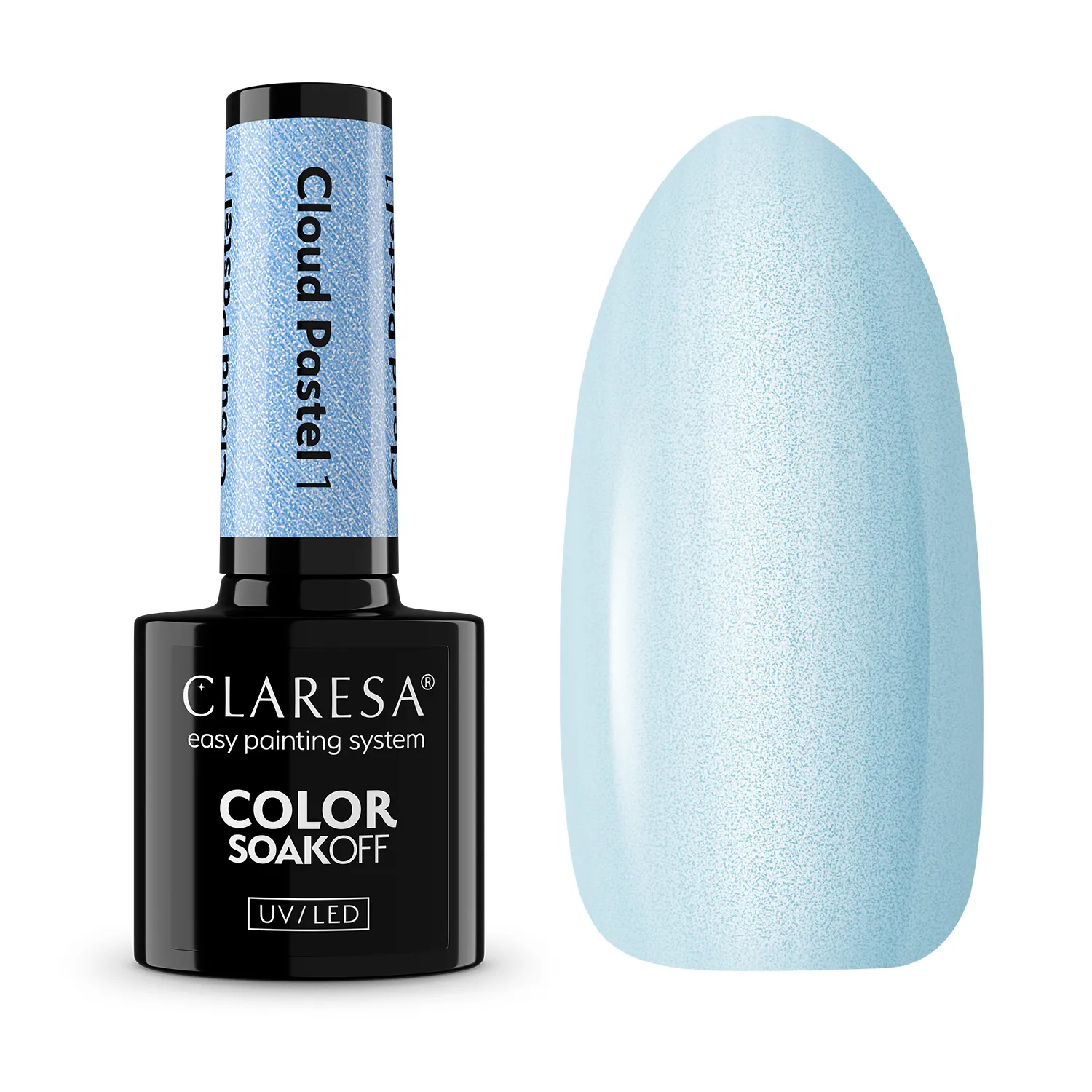 claresa-cloud-pastel-1 Claresa Lakier hybrydowy Cloud Pastel 1 - 5g - obrazek 1